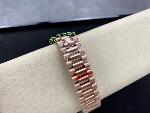 Day Date Rolex Weekly Journal Champaign 18K Gold Plated counter weight