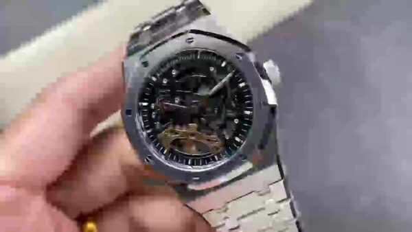 1:1 Superclone Royal Oak Offshore 5407ST.OO.1220ST.01(silver AP tourbillon)