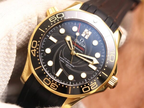 1:1 Superclone Omega Seamaster 300M Co-Axial Master 18K Gold