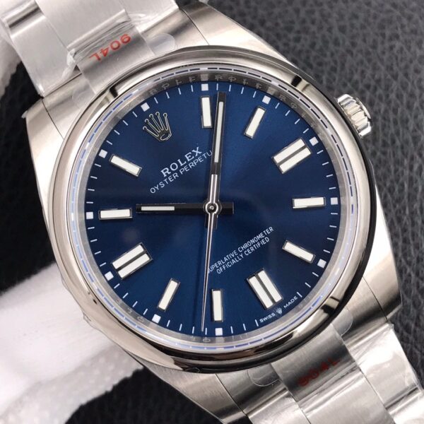1:1 super clone Rolex Oyster Perpetual 41 Blue face 124300