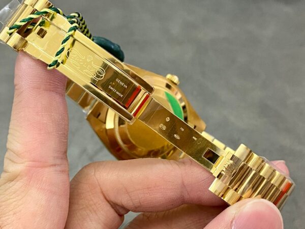 Day Date Rolex Weekly Journal 18K Yellow Gold Plated counter weight