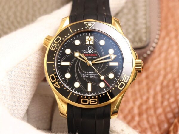 1:1 Superclone Omega Seamaster 300M Co-Axial Master 18K Gold