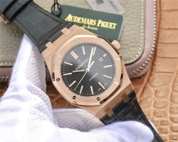 1:1 Superclone Audemars Piguet RO 15400( Rose gold black AP)