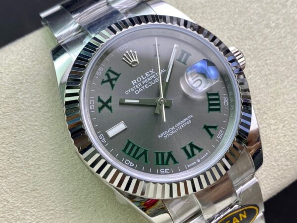 1:1 super clone Datejust 36MM &41 Wimbledon: Ref. 126334