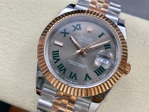 1:1 super clone Datejust 36MM & 41 MM Wimbledon: Ref. 126334