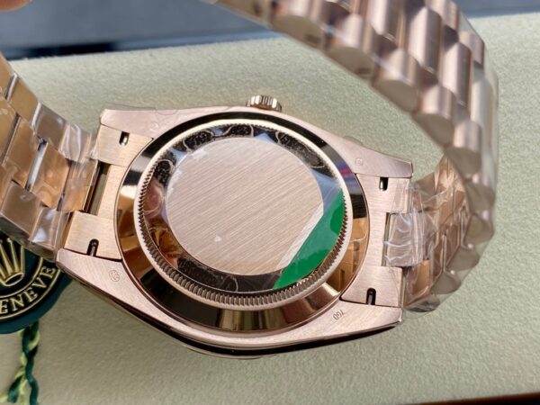 Day Date Rolex Weekly Journal Champaign 18K Gold Plated counter weight