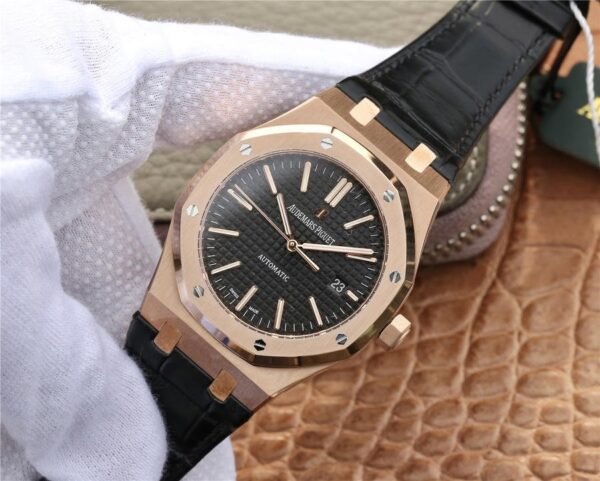 1:1 Superclone Audemars Piguet RO 15400( Rose gold black AP)