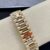 1:1 super clone Day Date Rolex Weekly Journal 18K Gold Plated counter weight