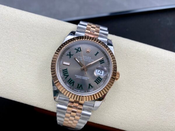 1:1 super clone Datejust 36MM & 41 MM Wimbledon: Ref. 126334