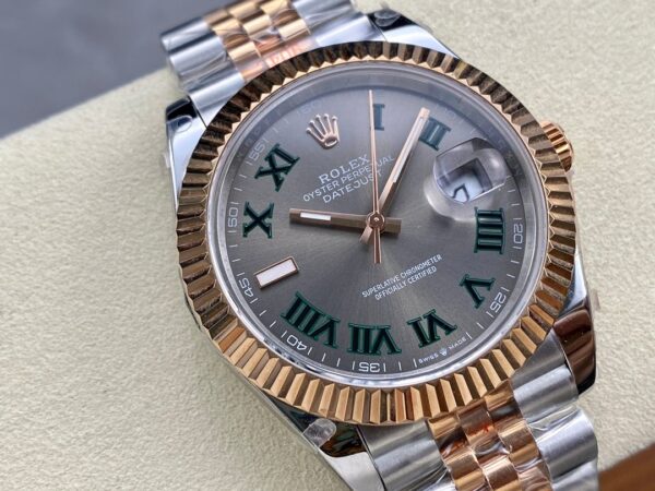1:1 super clone Datejust 36MM & 41 MM Wimbledon: Ref. 126334